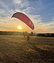  Start bei Sonnenuntergang